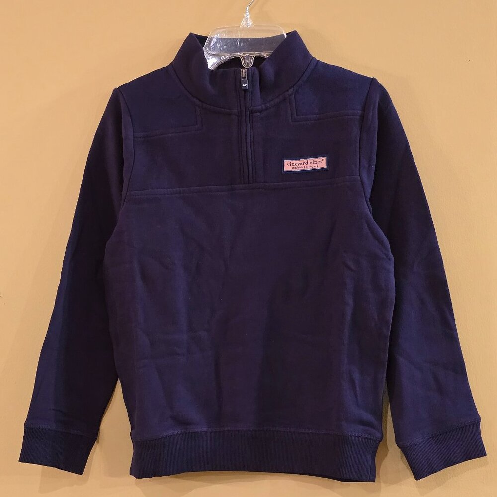 NWT - VINEYARD VINES Boys Navy Shep Shirt / Sm 8-10